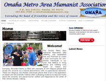 Tablet Screenshot of omahahumanists.org